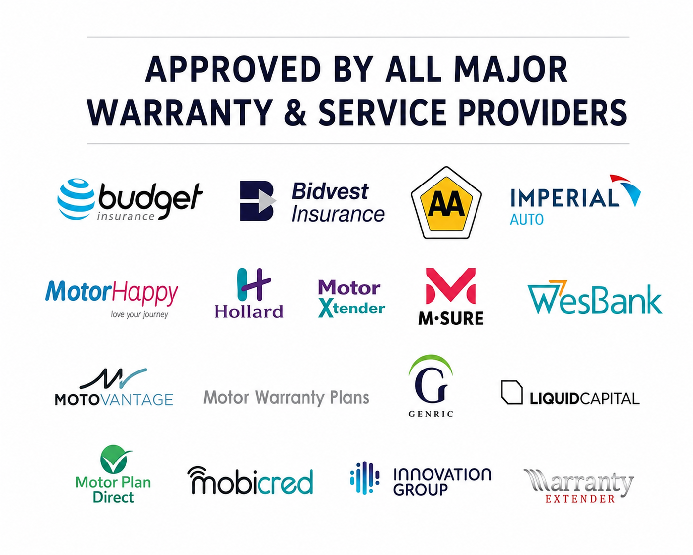 Approved Warranty and Service Providers